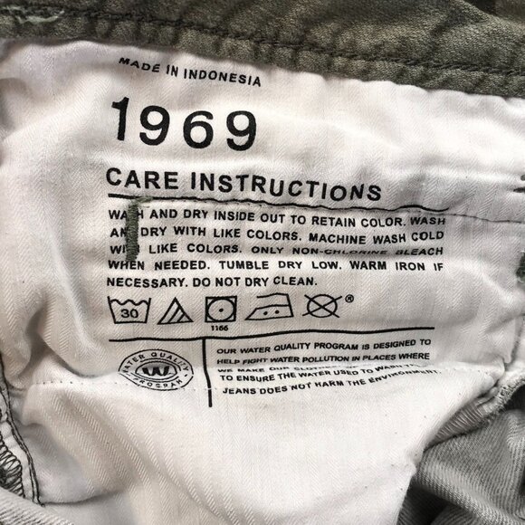 Gap Women's Jeans Size 311969 Always Skinny Ankle Classic Green Camouflage Casua - Picture 11 of 13